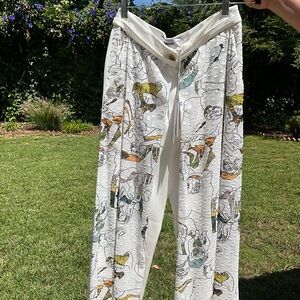 Chalayan “Sabine” Applied Panel Wide Leg Trousers, Made in Japan, Size Small